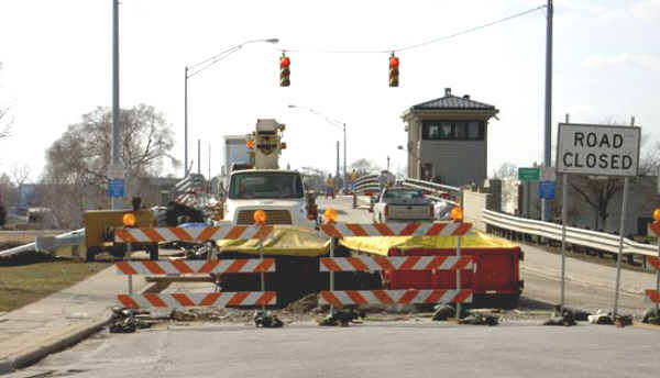 Lafayette Bridge remains closed to vehicle traffic although it was opened for ship traffic this past weekend.