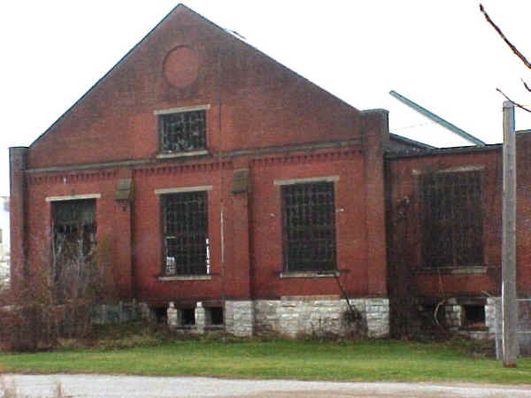 The Monarch Building, an old power plant for the city's electric department, is one of several historic structures on the old Industrial Brownhoist site which may be saved in development of the city's RiversEdge project now in planning stages.