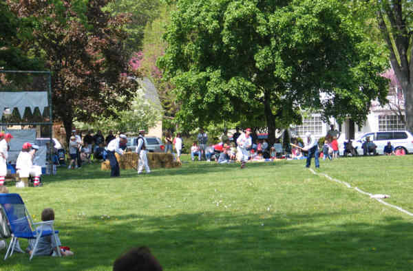 Summertime action at Carroll Park in Bay City (Photo by Lynn Stamiris)