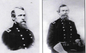 David Bell Birney, left, and William Birney were major generals in the Civil War.