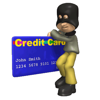 <b>BE ALERT<br>Credit Card Theives Are Lurking - Be Aware!</b>