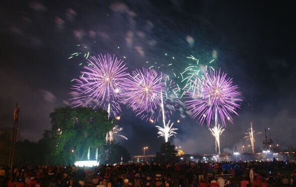 Lavendar Fireworks