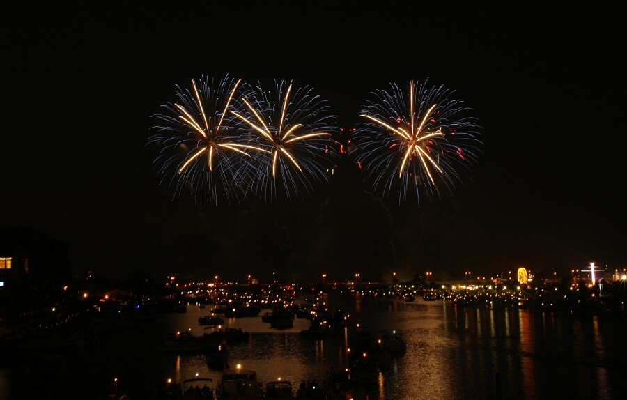 Fireworks in Bay City