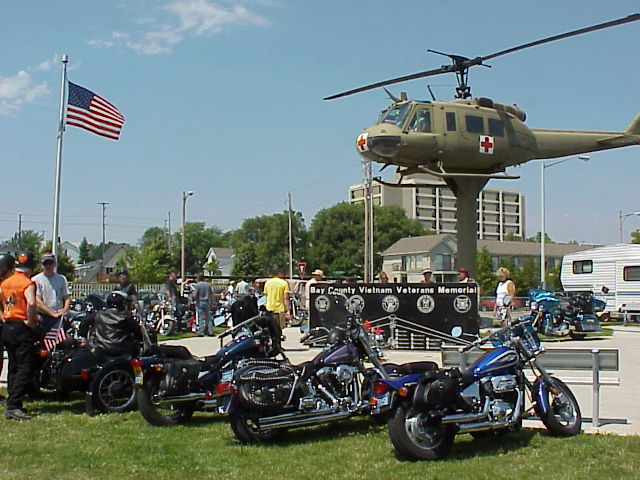 Bikes at Vets Memorial