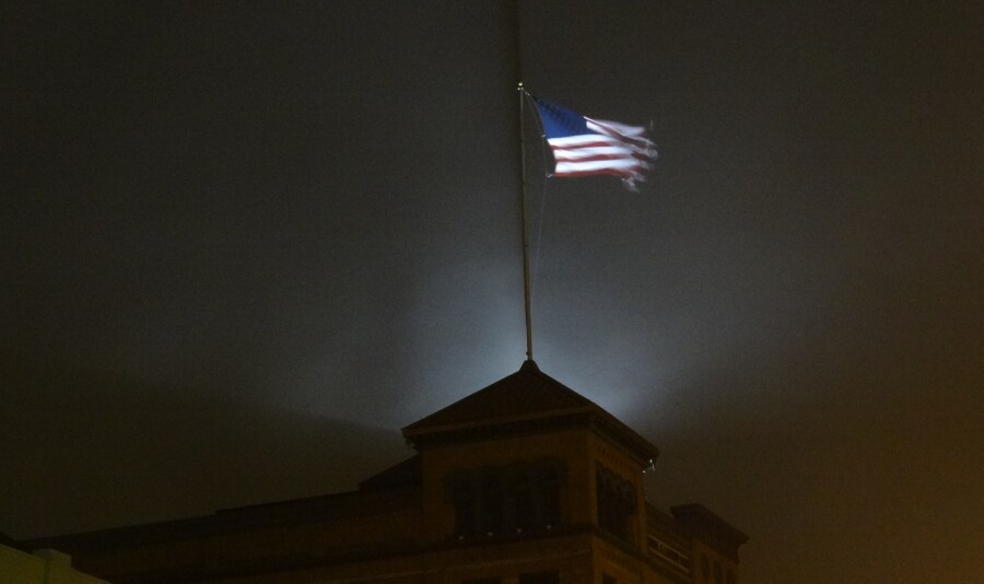 Flag In The Mist