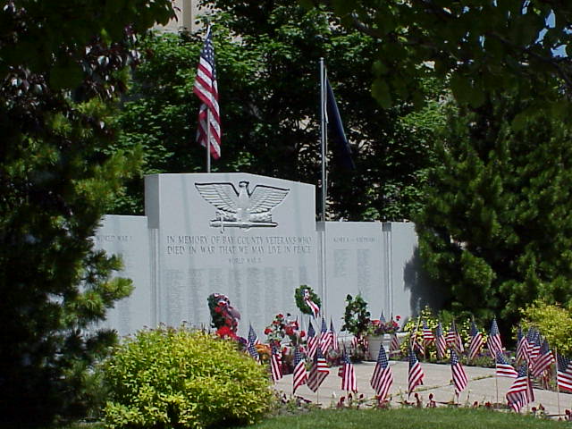 Flags of Honor at Bay County Veterans Memorial