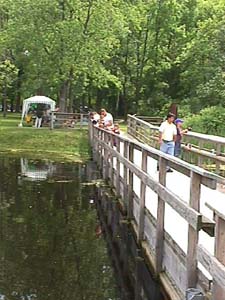 Fishing on the dock