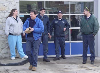 Handing Out The Keys To Morgan's Auto Repair Full-Time Staff