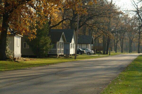 Sleepy Fall street