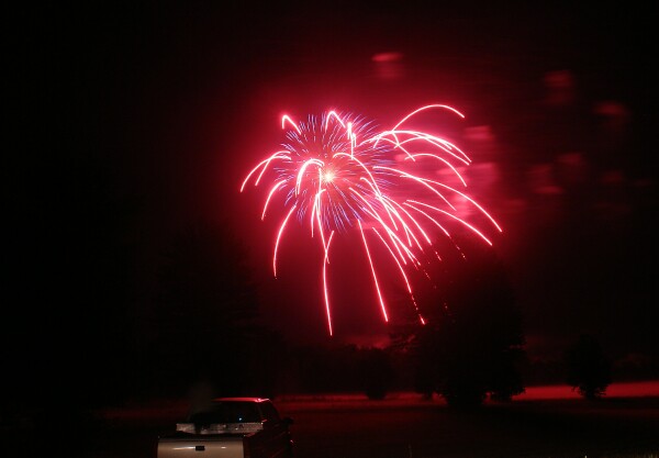 pyros red palm over truck