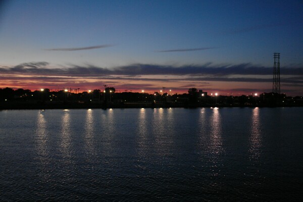Ball Park Sunset