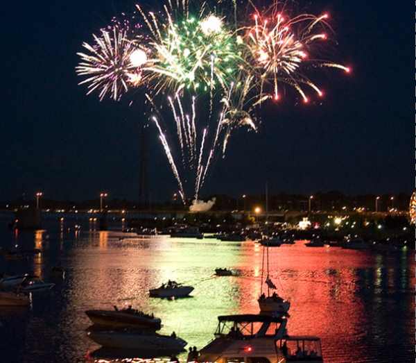 Three nights of fireworks in downtown Bay City - A Community Celebration - Photo by Andy Rogers