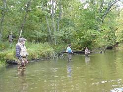 Other fishermen on the river