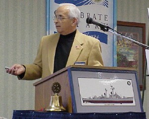 Dick Janke updated the club on the status of the Sagainaw Valley Naval Ship Museum