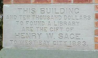 Sage Branch Library cornerstone