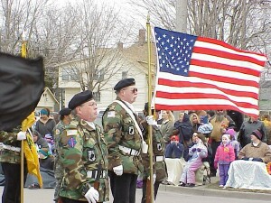 <b>Veterans proudly carry the Colors</b>